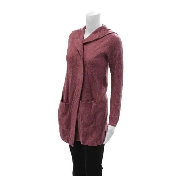 Barefoot Dreams® Unisex Purple Long Sleeve Cardigan Sweater Size XS - Picture 2 of 6